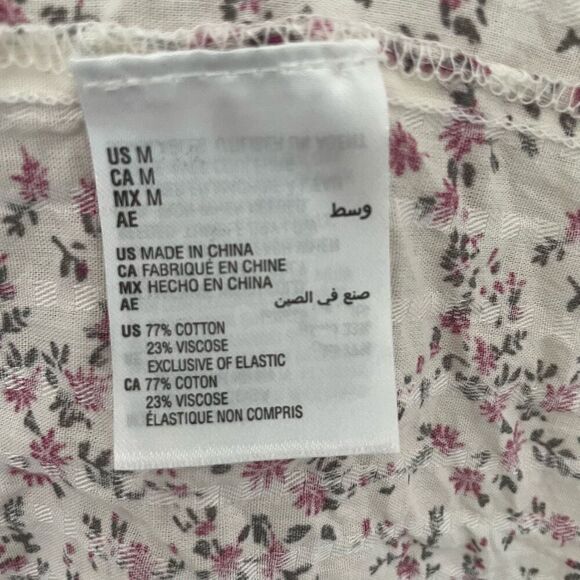 And Now This Women's Floral Tiered Lace-Trim Midi Dress Size M - Picture 4 of 5